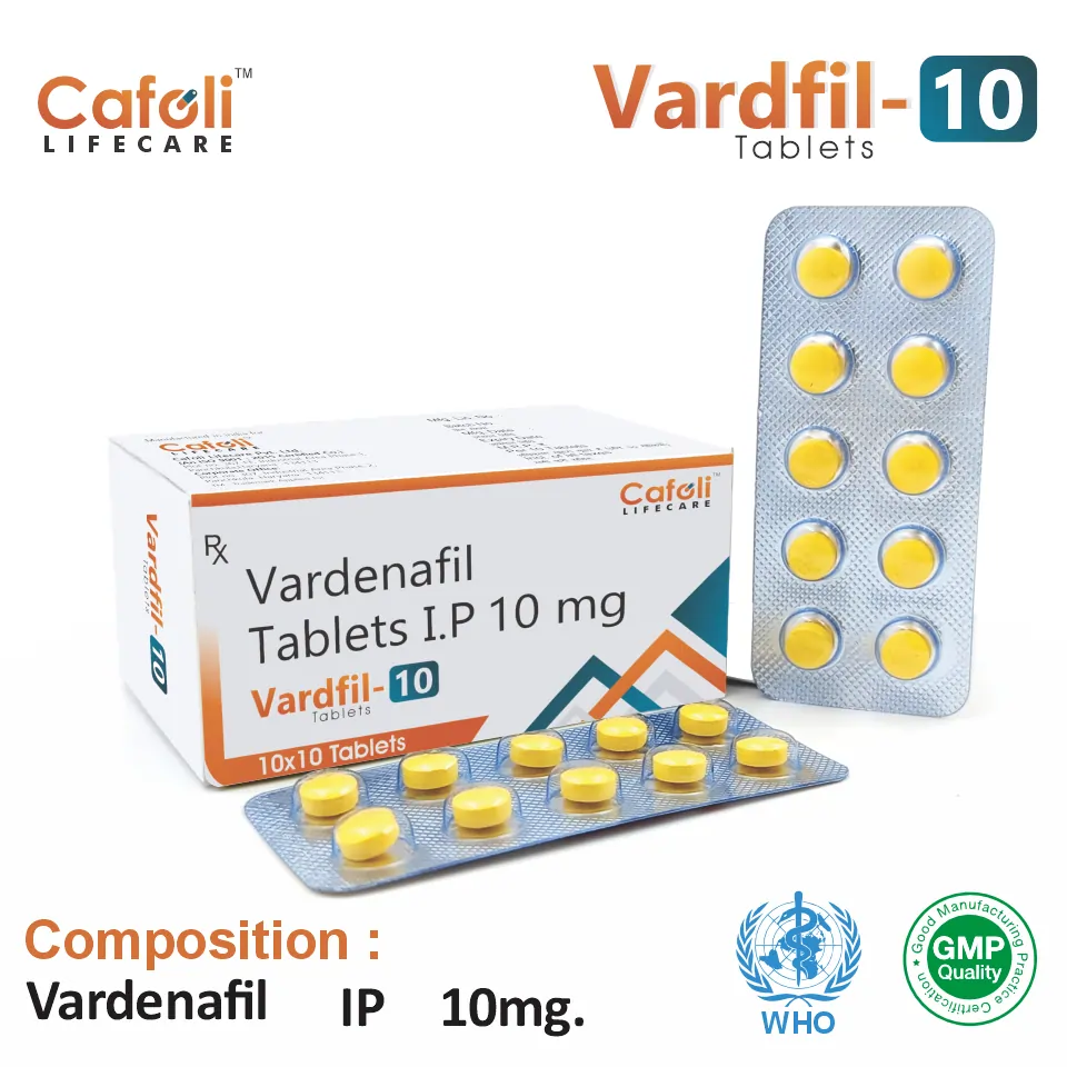 Vardenafil 10 mg Tablet PCD Pharma Franchise
